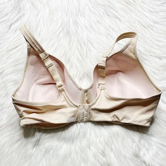 Bali Underwire Cup Back Center Belt Bra Nude Size 42D - Picture 6 of 7
